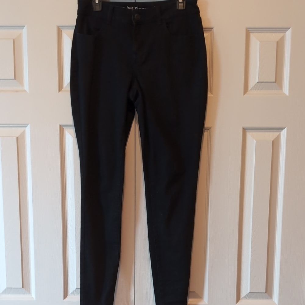 Maurices Black Skinny High-Waisted Pants